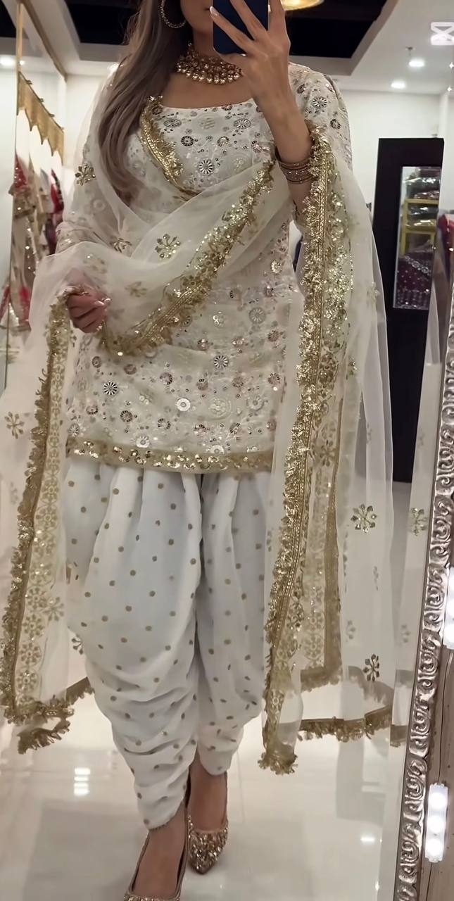 Deep Onyx Embroidered Festive Suit